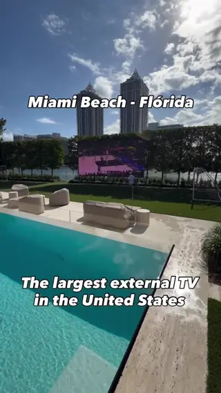 Painel de LED fixo de 310 polegadas em Miami